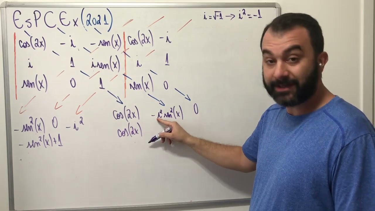 Determinante, arco duplo e números complexos