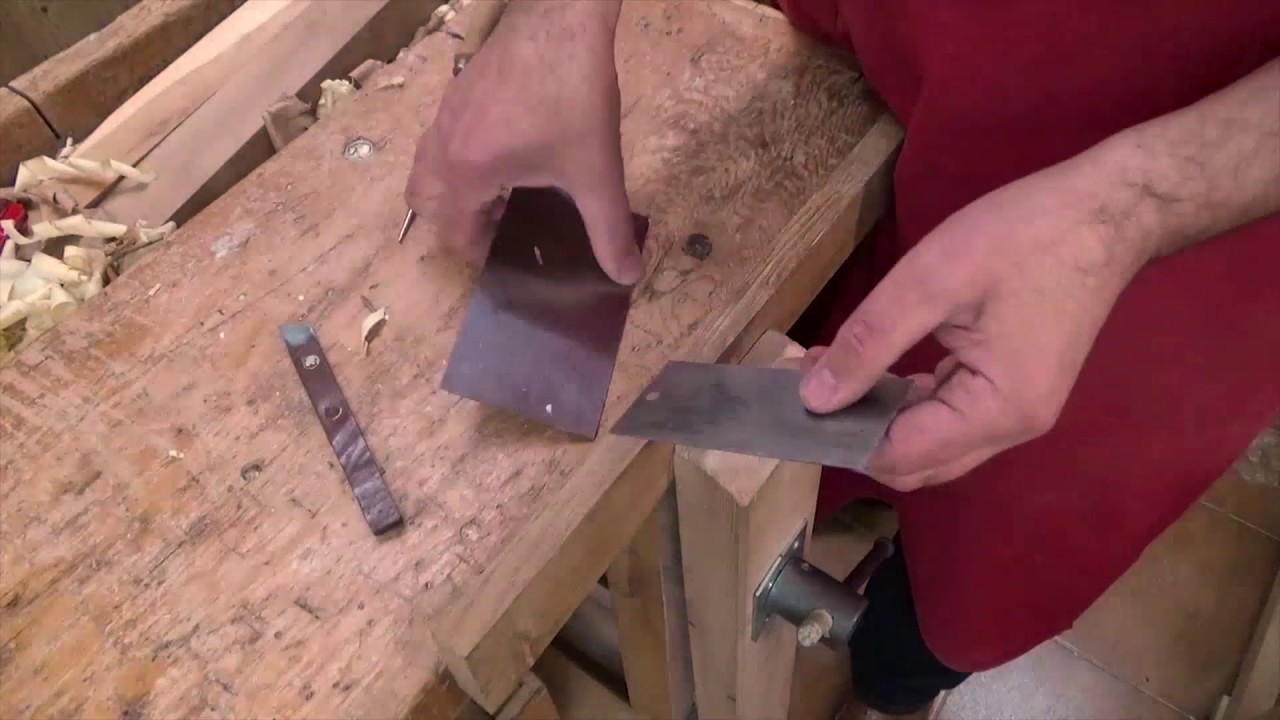 como afilar  la cuchilla de ebanista, carpintería y ebanistería www.tasarestaura.com