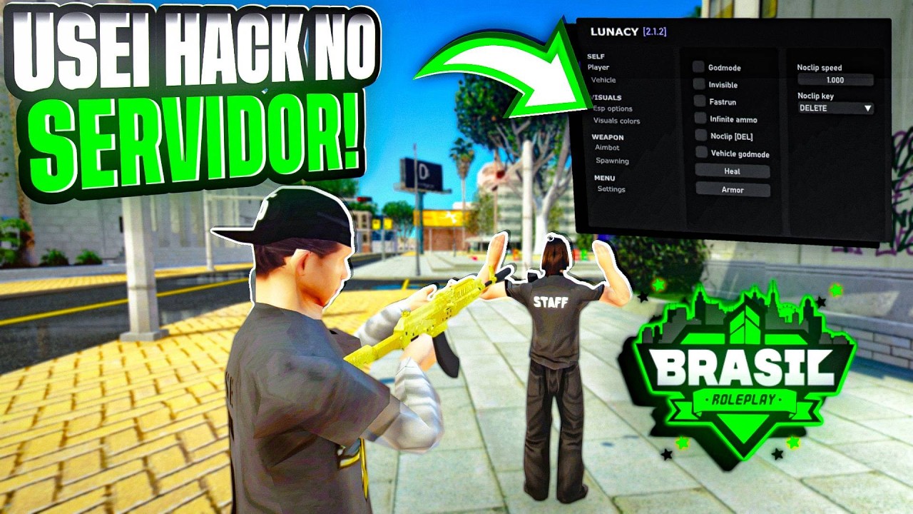 UM DIA USANDO HACK NO MAIOR SERVIDOR DO BRASIL!😂 - GTA SAMP ANDROID/PC