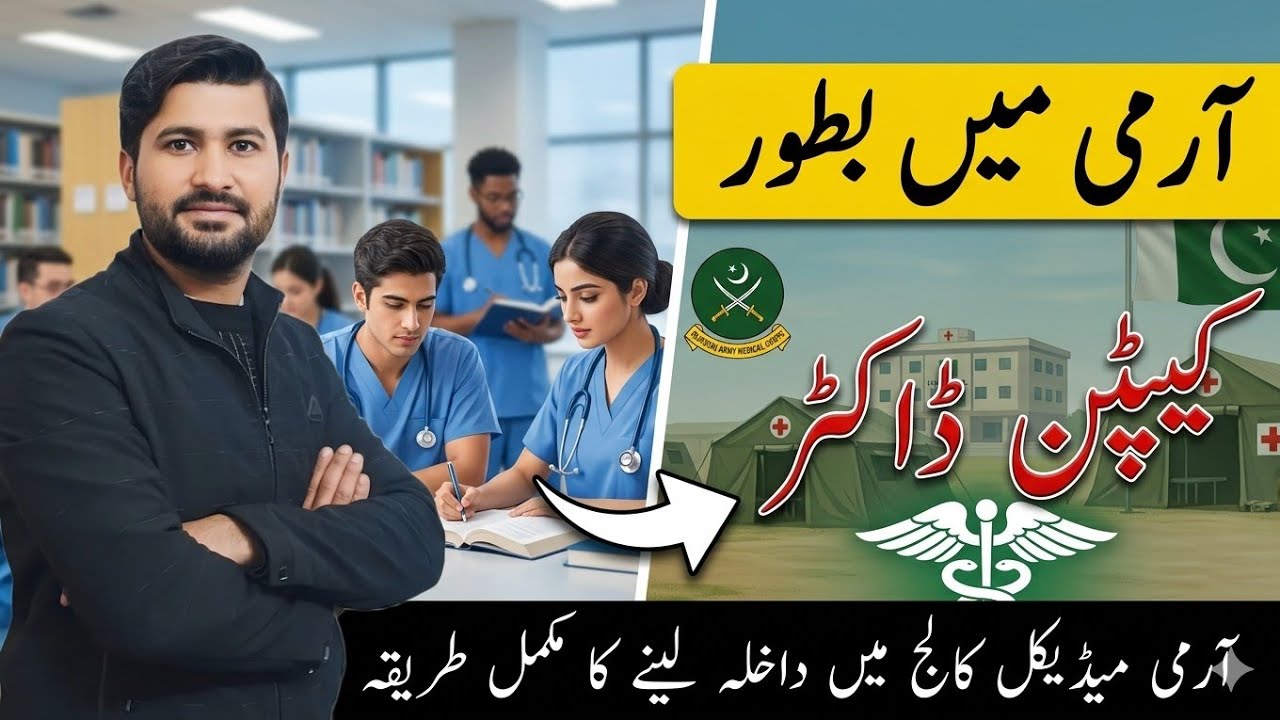 Medical cadet as Captain Doctor in Pakistan Army| Nums Mdcat 2026| Army Doctor kesy banen