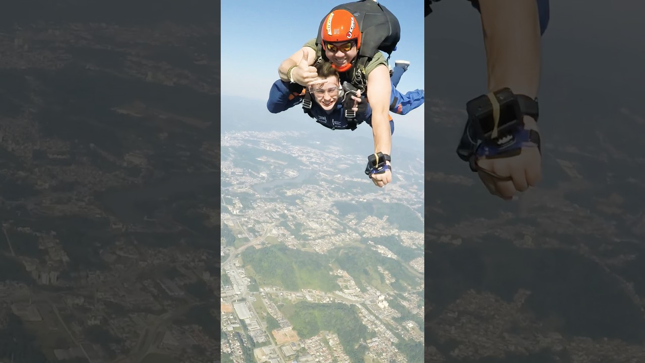 Salto Duplo - Vertical Speed - Instrutor: Façanha #skydive #skydiving #paraquedismo