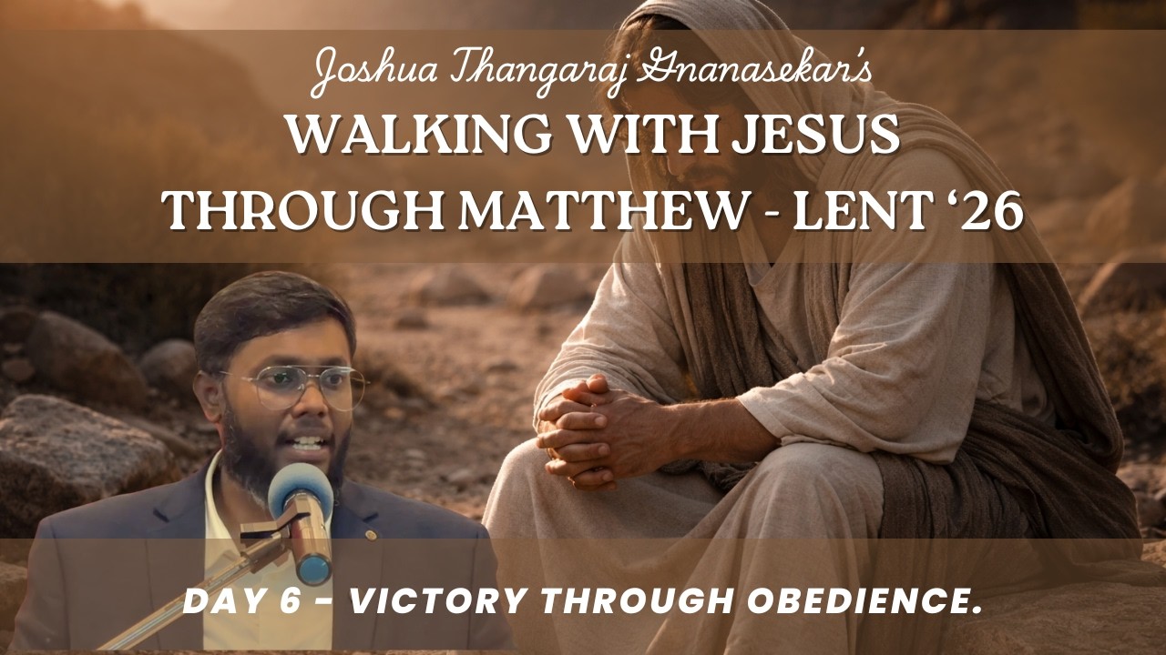 🔥 40 DAYS OF LENT – DAY 6🎥 “TESTED IN THE WILDERNESS”📖 Matthew 4:1–11 #Lent2026 #40DaysOfLent