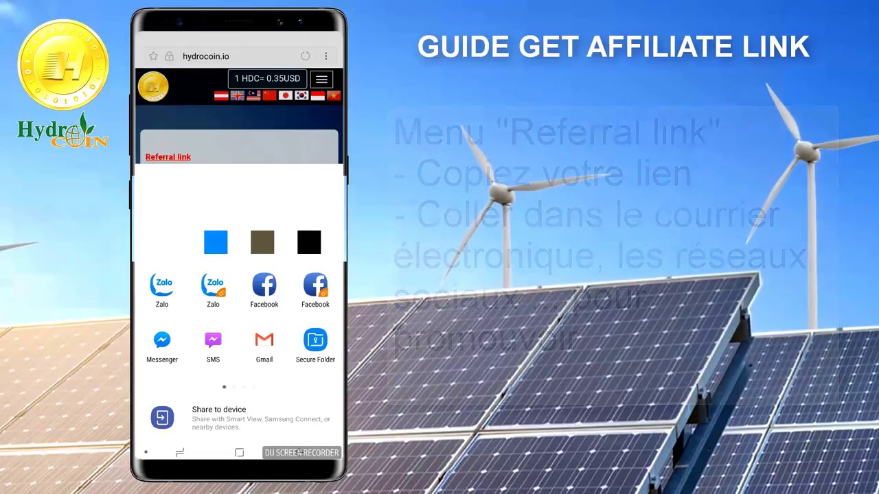 Introduction Manuelle HydroCoin HDC   French   YouTube