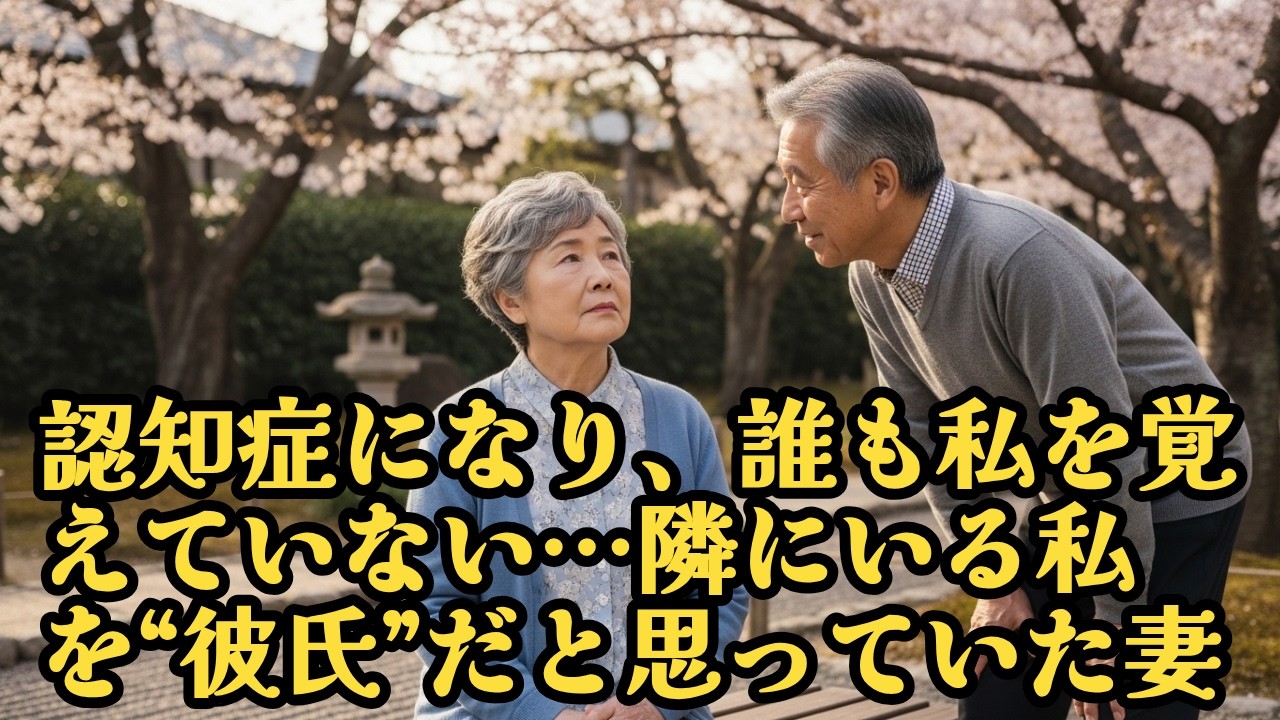 「認知症になり、誰も私を覚えていない…隣にいる私を“彼氏”だと思っていた妻」｜心に寄り添う感動の物語 ｜大人のための感動ストーリー