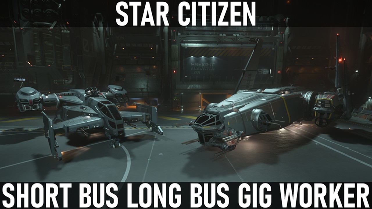 STAR CITIZEN SHORT BUS LONG BUS GIG WORKER