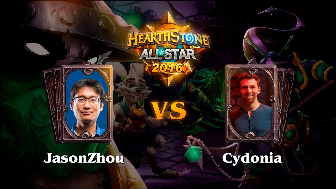 [RU] JasonZhou vs Cydonia | Hearthstone ALLSTAR 2016 | Final