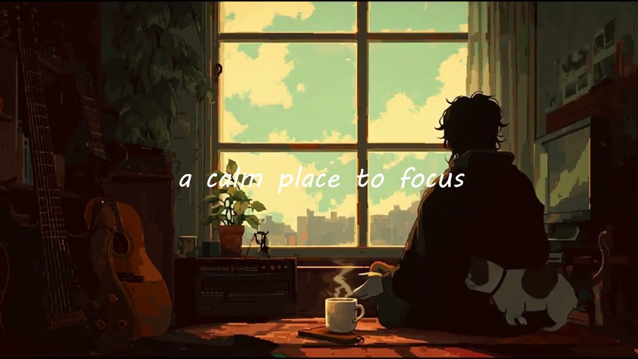 lo-fi acoustic guitar ☕ calm beats for focus, study & quiet moments (1 hour)