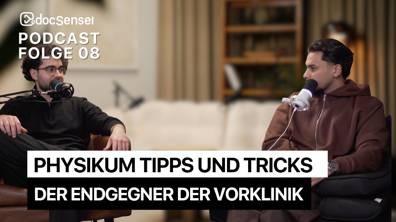 Wie bestehe ich das Physikum? Kreuz- und Lerntipps | DocSensei-Podcast