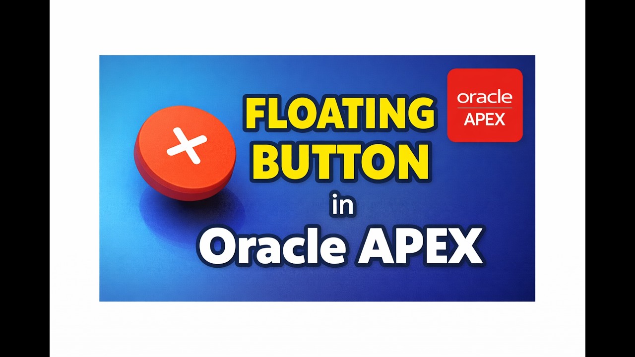 Floating Button in Oracle APEX
