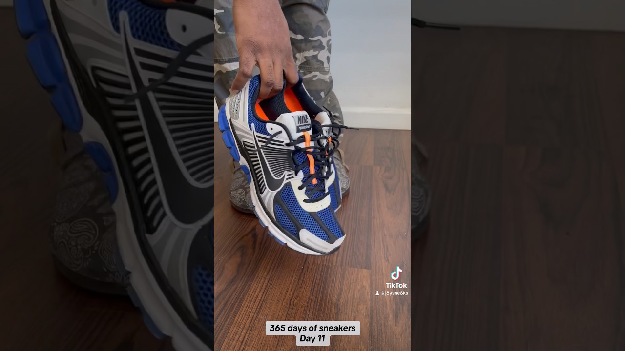 Day  11 Nike vomero 5 racer blue #rap #music #hiphop #fypシ #sneakerculture #trending #kotd #ytshorts