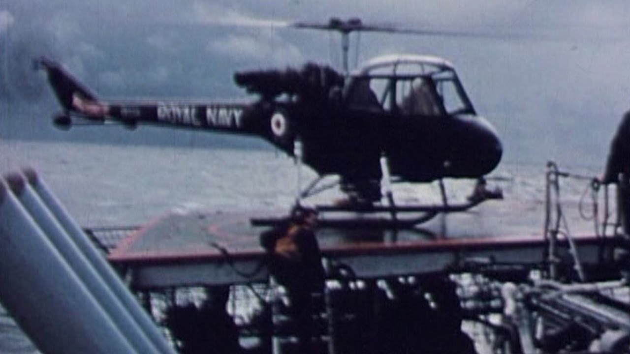 The Saunders Roe P531 - Naval Trial on HMS Undaunted
