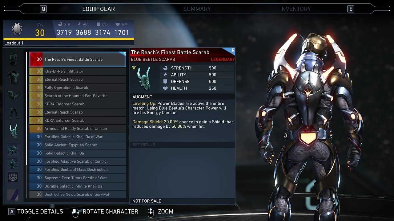 Bug Out - Blue Beetle Legendary Gear Unlocked | Injustice 2