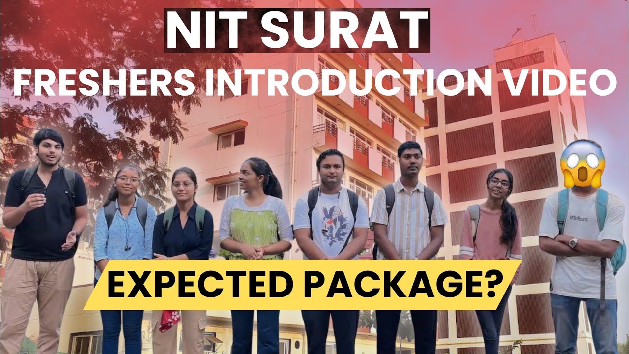 Freshers Introduction 2024 I Freshers Video Nit Surat I Svnit I Ajay Singh