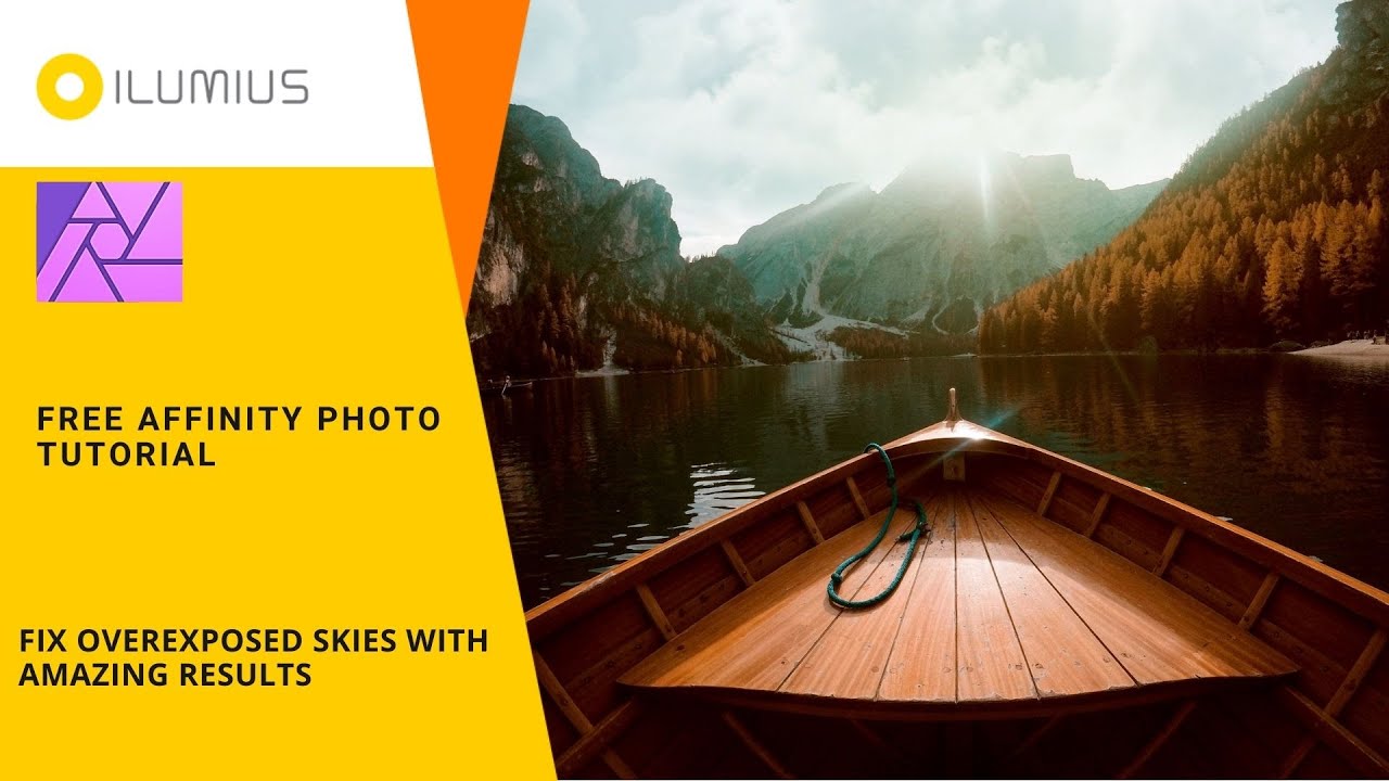 Free Tutorial: Fix overexposed skies with Affinity Photo with amazing results