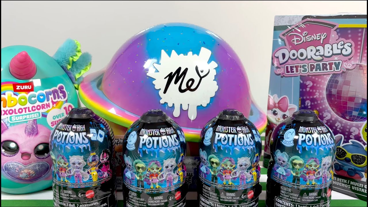 Распаковываем Rainbowcorns, Monster High Crystal Ball Series 2, Moriah Elizabeth Mystery Planet и...