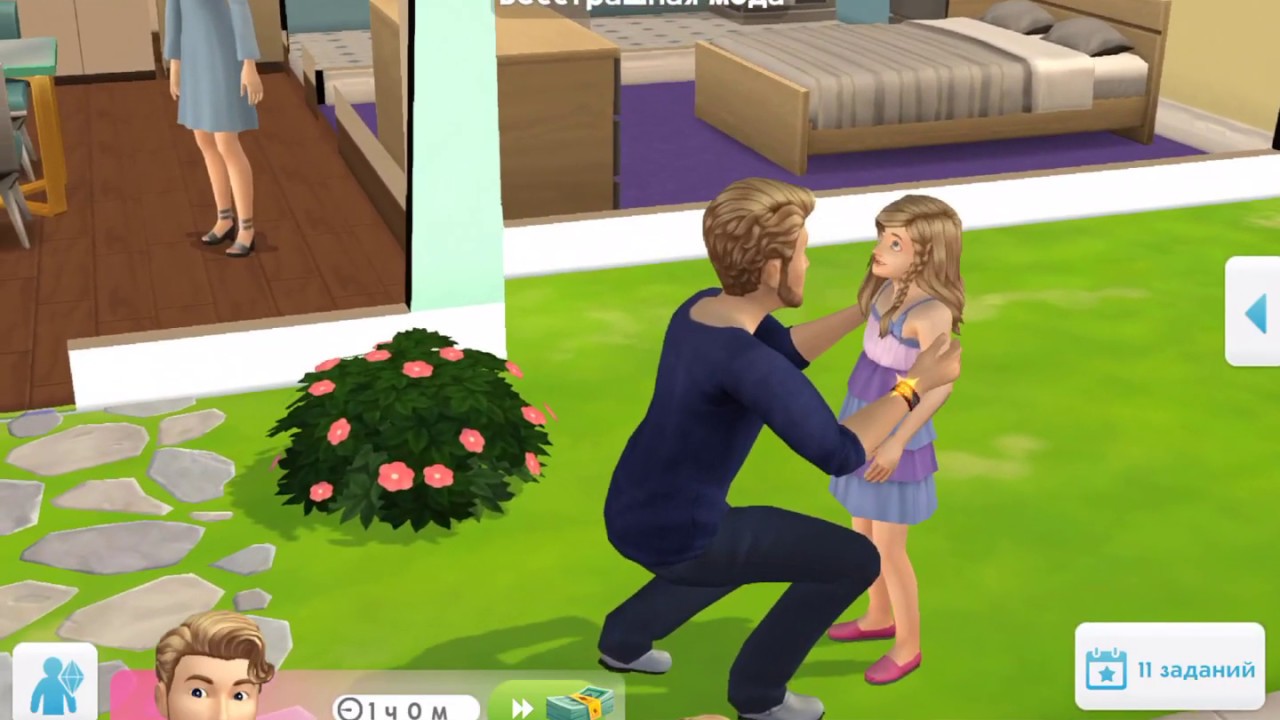 Sims Mobile #10 Открываем Центр Города!+ Малыш →Ребёнок