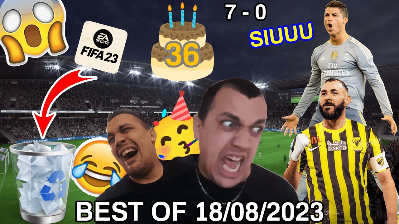 TK SE FAIT CLIMATISER LE JOUR DE SON ANNIVERSAIRE SUR FIFA 23 😱/ Best of du live de TK du 18/08/2023