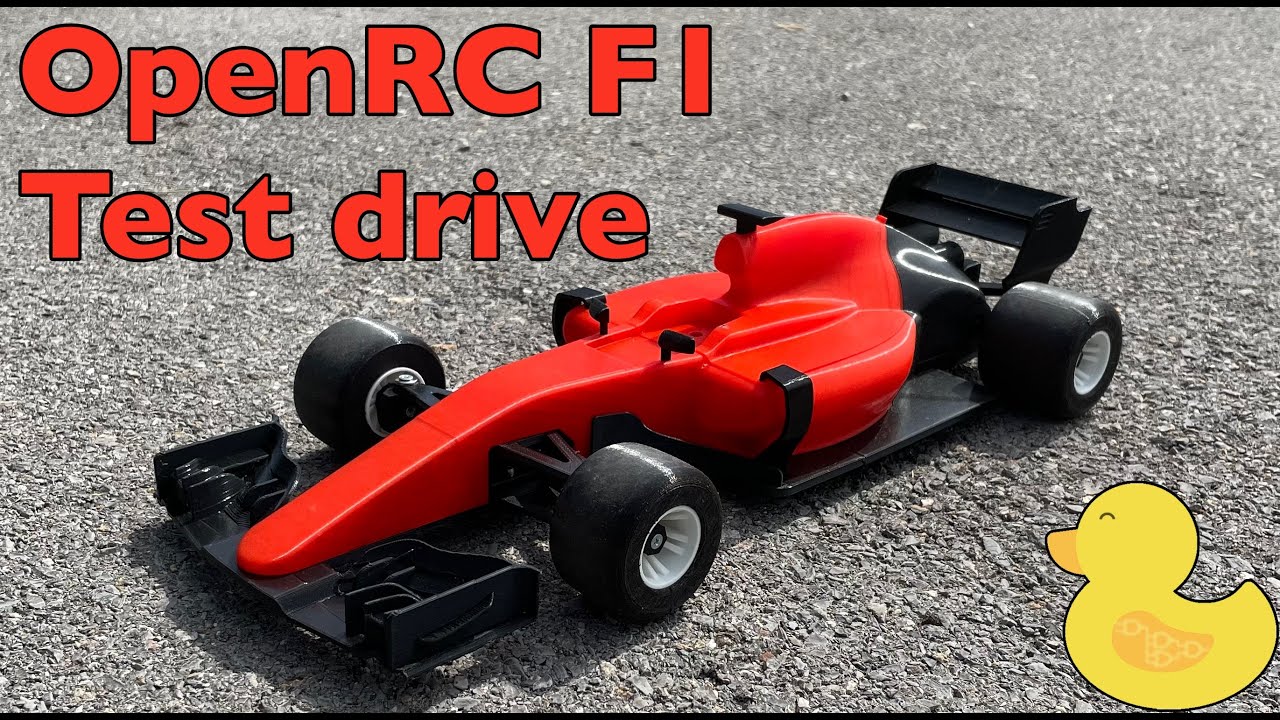 OpenRC F1 3D printed RC car review and test drive #openrc #ferrari #3dprinted #3dprinting #ender3