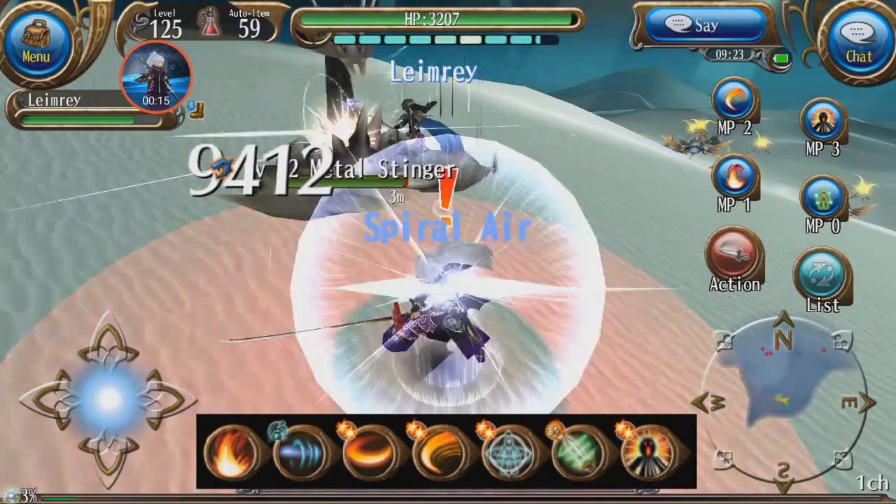 Toram Online 2H Glen vs Metal Stinger