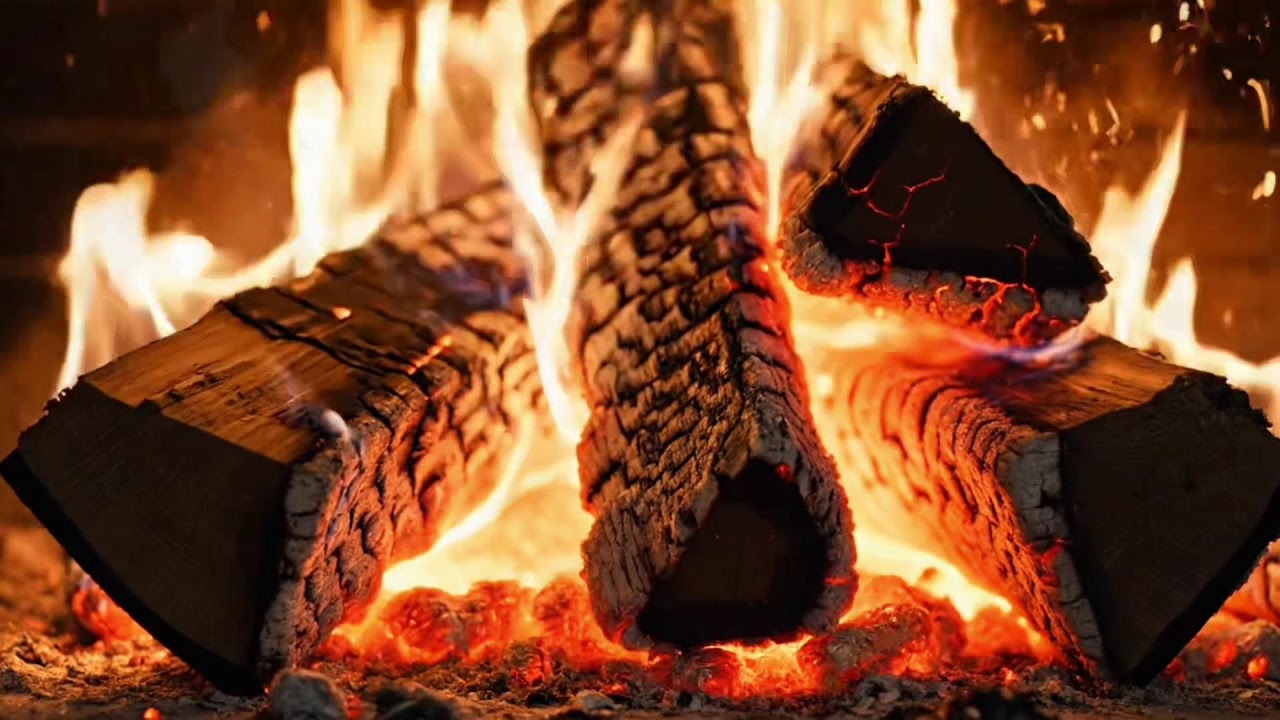 Sleep Instantly with Fireplace Sounds & Gentle Piano 🎹🔥