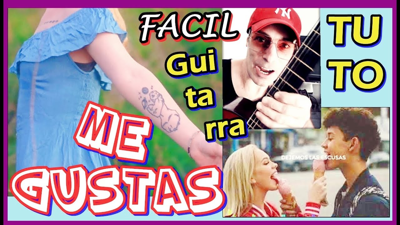 COMO Tocar 🚀 ME GUSTAS de Rusher King [GUITARRA] Kaeve  Acordes y RITMICA FACIL,TUTORIAL paso a paso