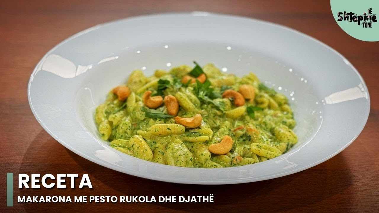 Makarona me pesto rukola dhe djathë - Në Shtëpinë Tonë
