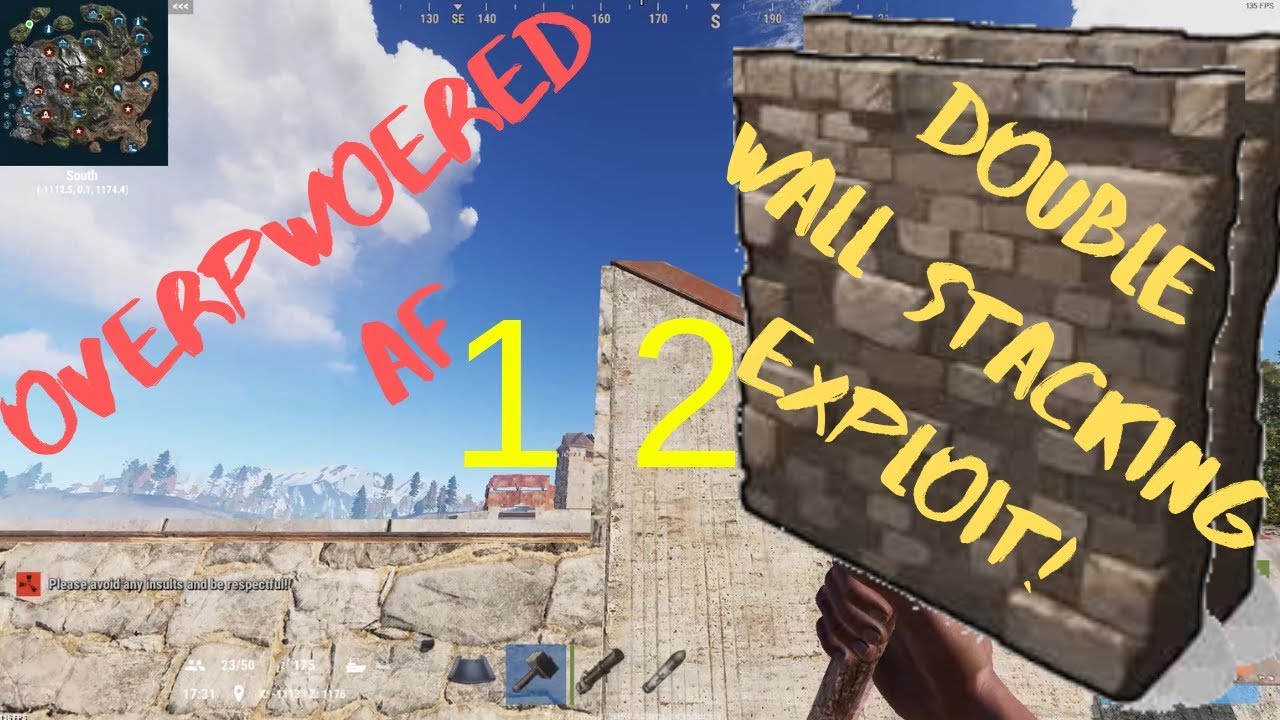 Rust Double WALL Stacking  Exploit Base Design Concept
