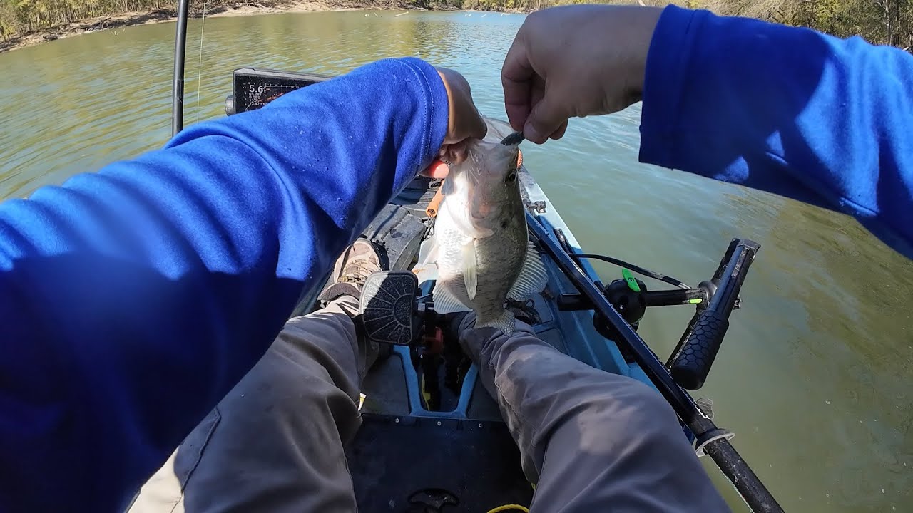 San Gabriel River Crappie Fishing, Tx