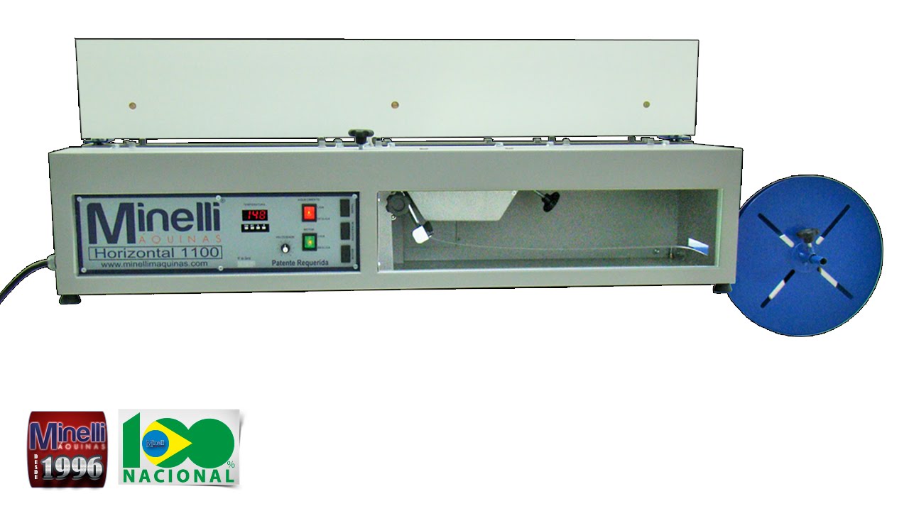 Coladeira de Fita de Borda Horizontal H 1100 - Minelli Máquinas.