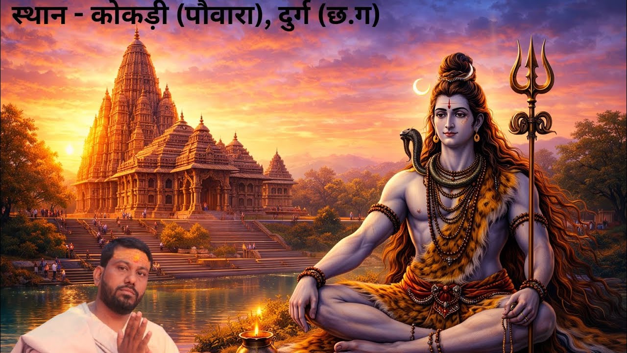 LIVE - DAY-3 प्राण प्रतिष्ठा समारोह श्री नीलकंठ मनोकामेश्वर महादेव मंदिर | कोकड़ी पौवारा | छत्तीसगढ