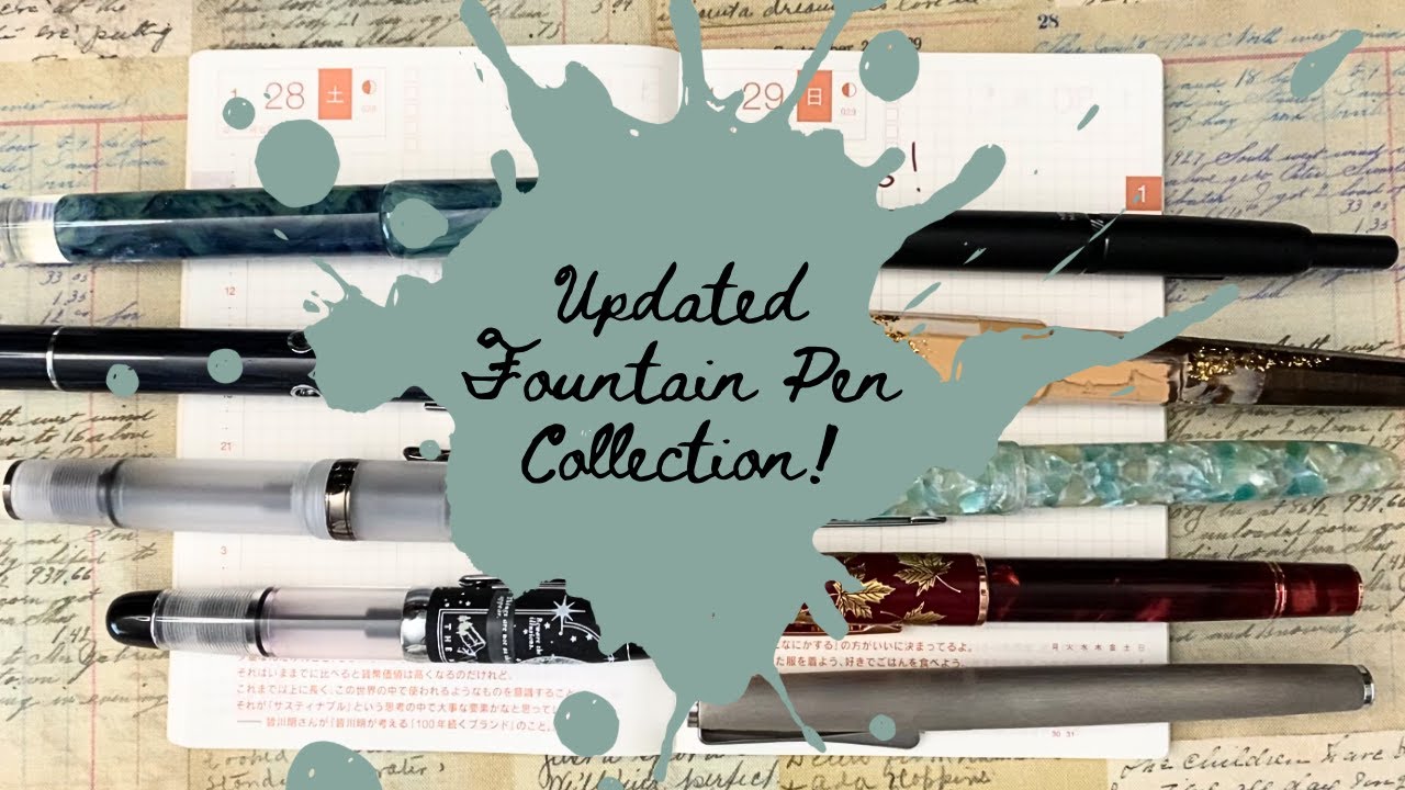 My 2024 Fountain Pen Collection!
