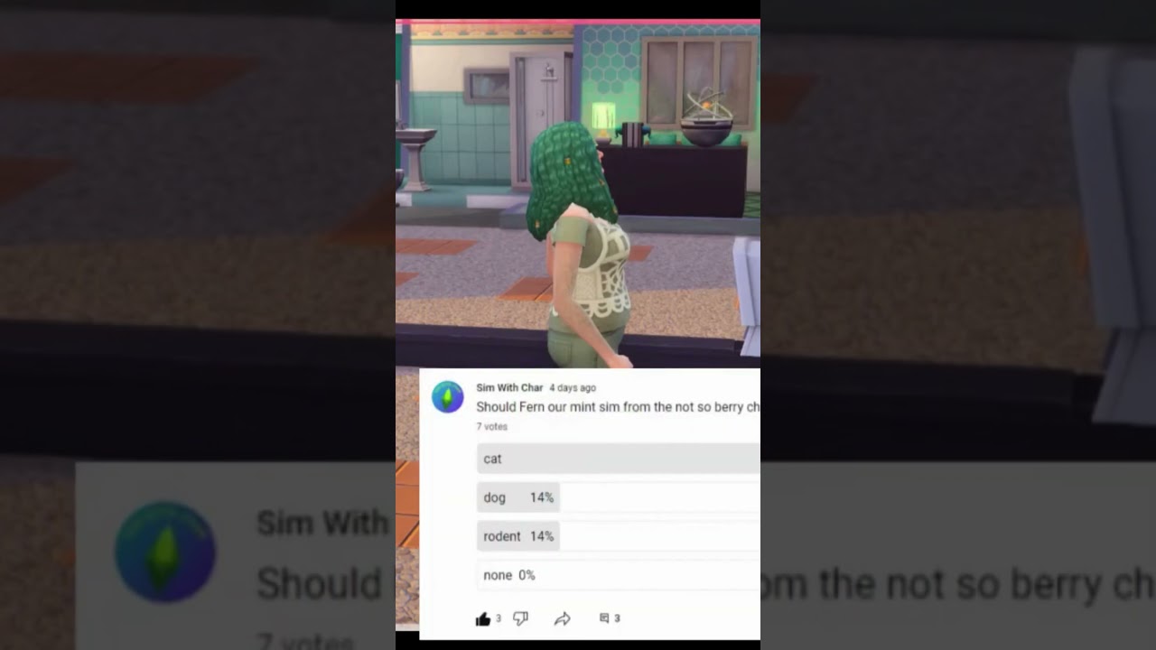 Getting a Cat for Fern #sims4 #notsoberrychallenge #thesims4