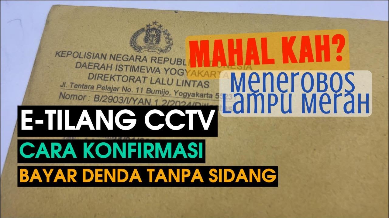 KENA E-TILANG CCTV?  CARA KONFIRMASI DAN BAYAR DENDA TANPA HARUS SIDANG | ETLE JOGJA | TH FAMILY