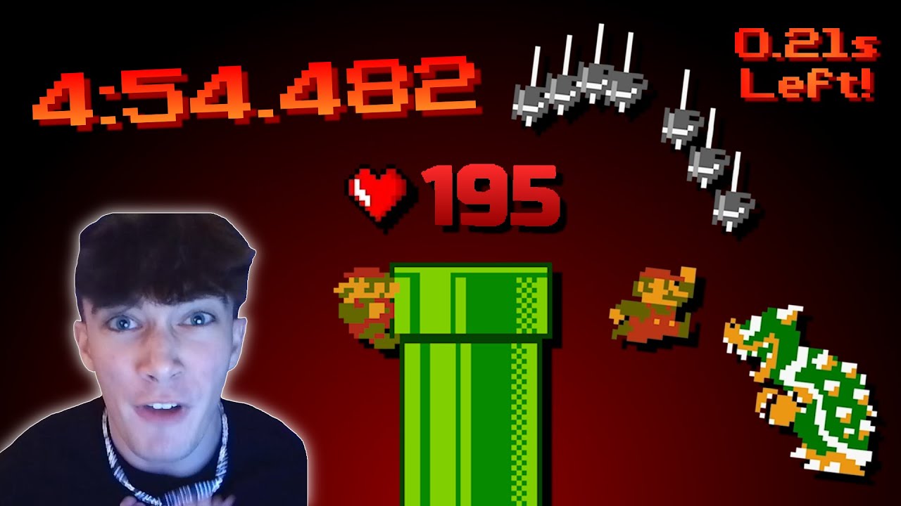Super Mario Bros. Любой% Speedrun за 4:54.482 *FWR*