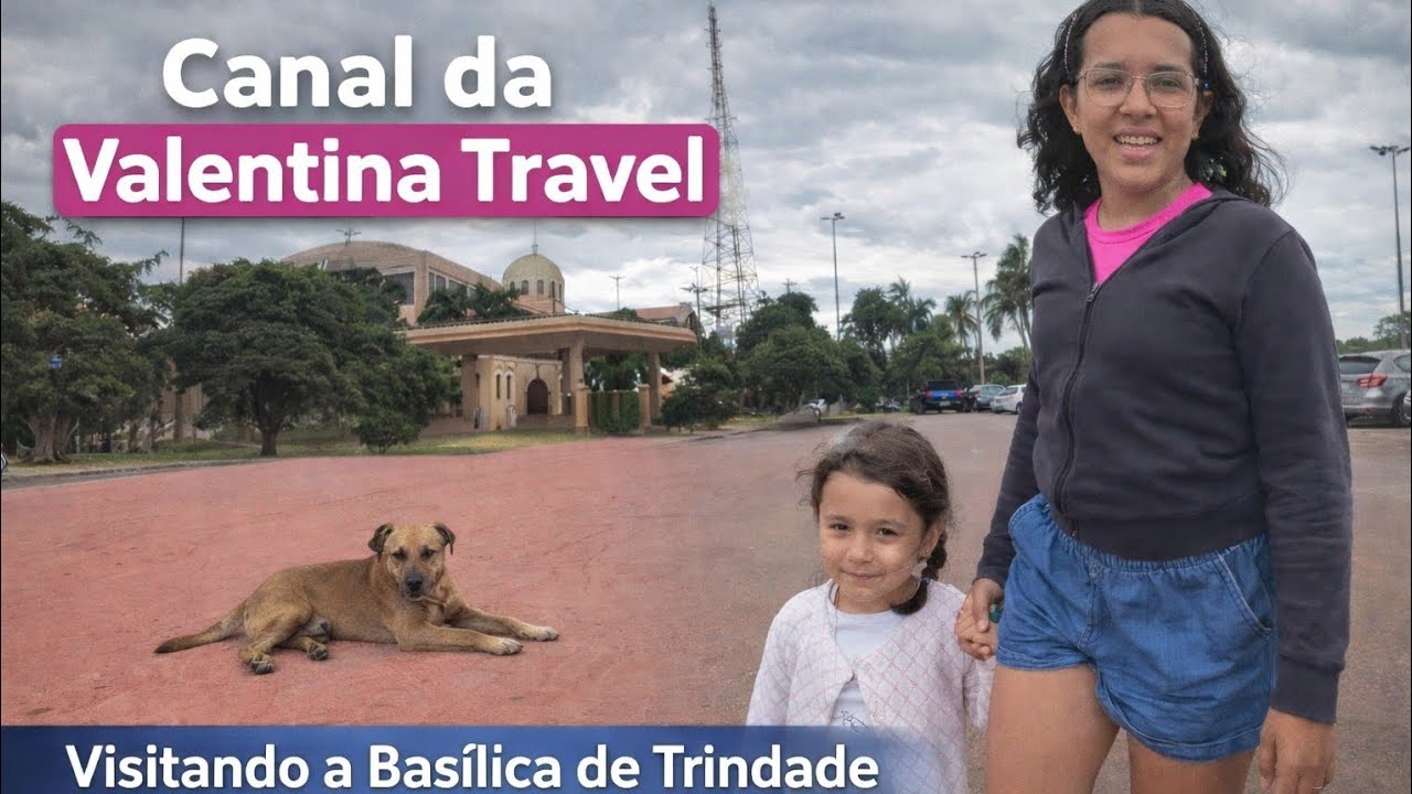 Visitamos a Basílica de Trindade, um dia incrível 🙏✝️