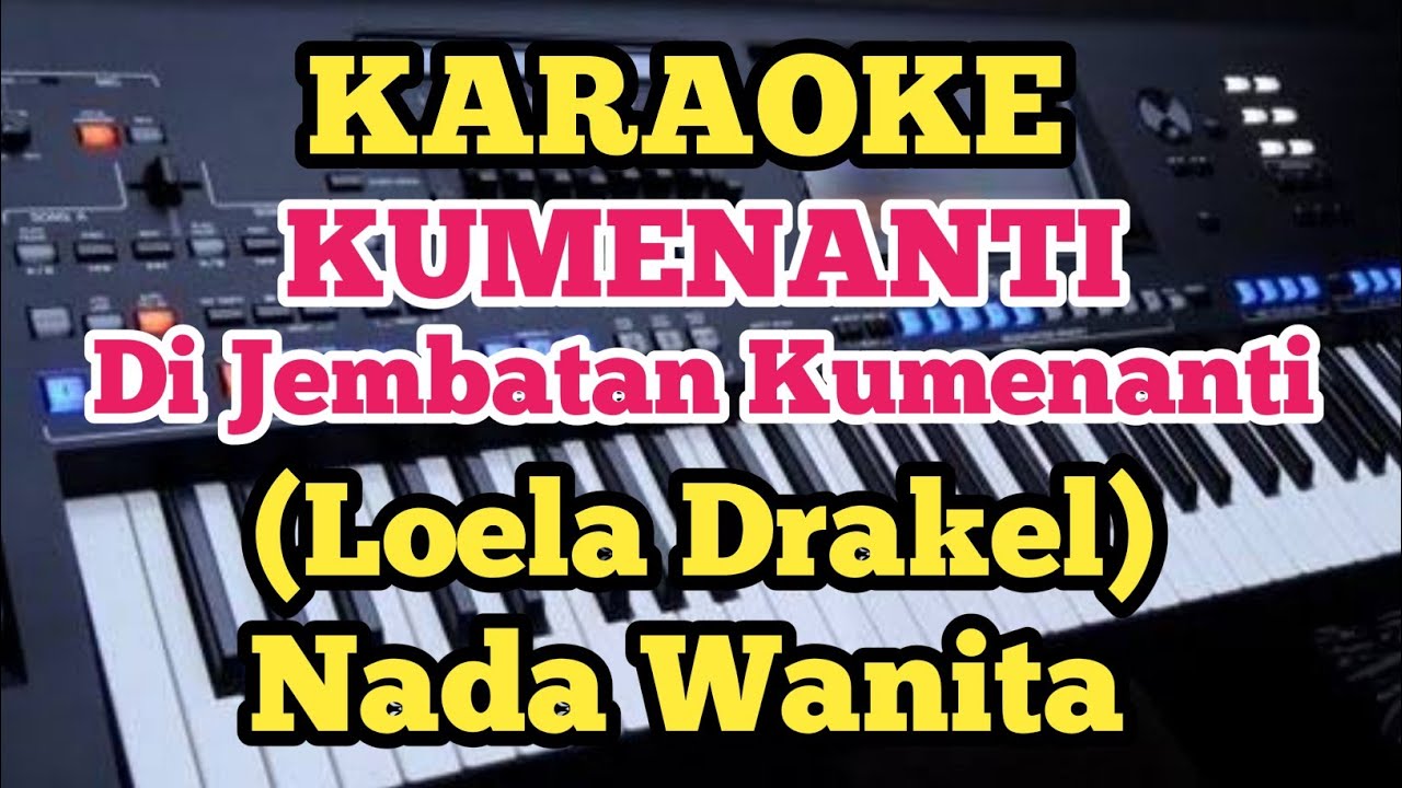 KU MENANTI||Loela Drakel||Karaoke Nada Wanita