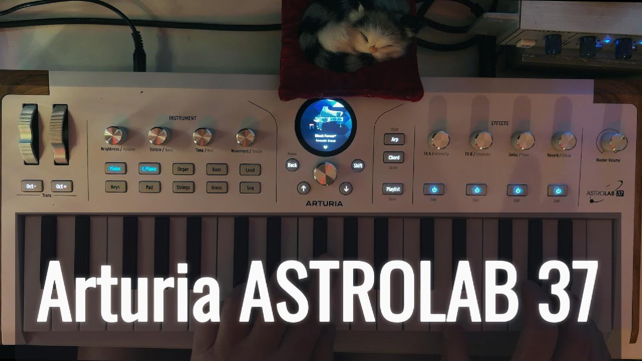 Arturia ASTROLAB 37 - ROK GOLOB (exploring sounds, no talk)
