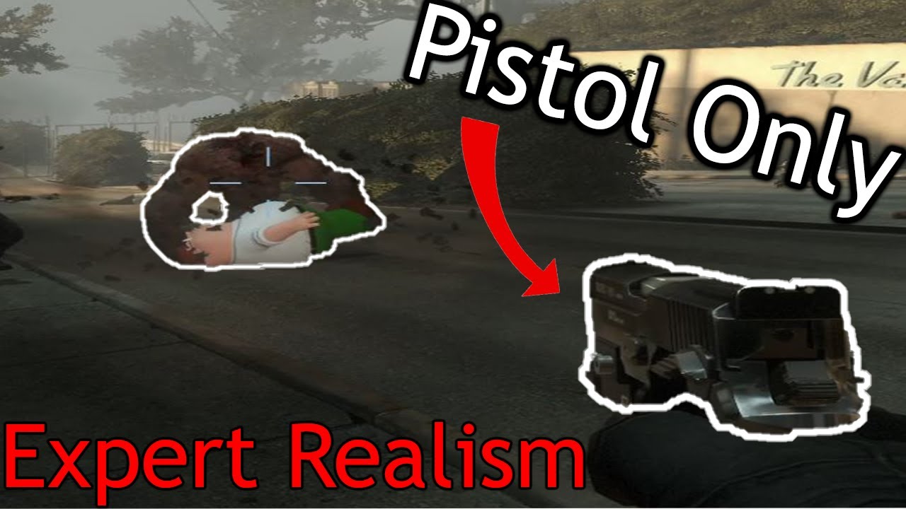 Left 4 Dead 2 Pistol Only on it's HARDEST Difficulty...