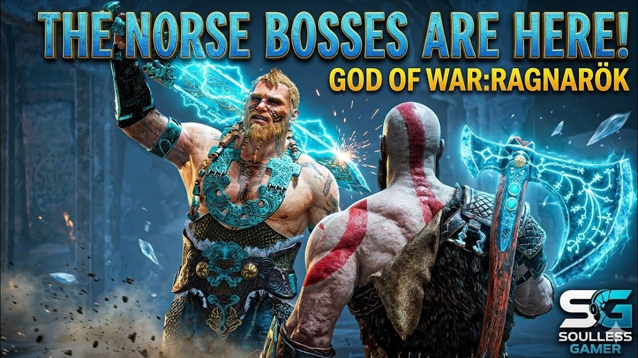 THE NORSE BOSSES ARE HERE!GOD OF WAR:RAGNARÖK  [4K 60FPS PS5] -Commentary