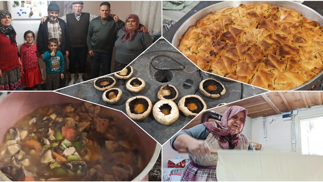 Baklava tarifi öğlen yemeği dayılarımla günlük vlog