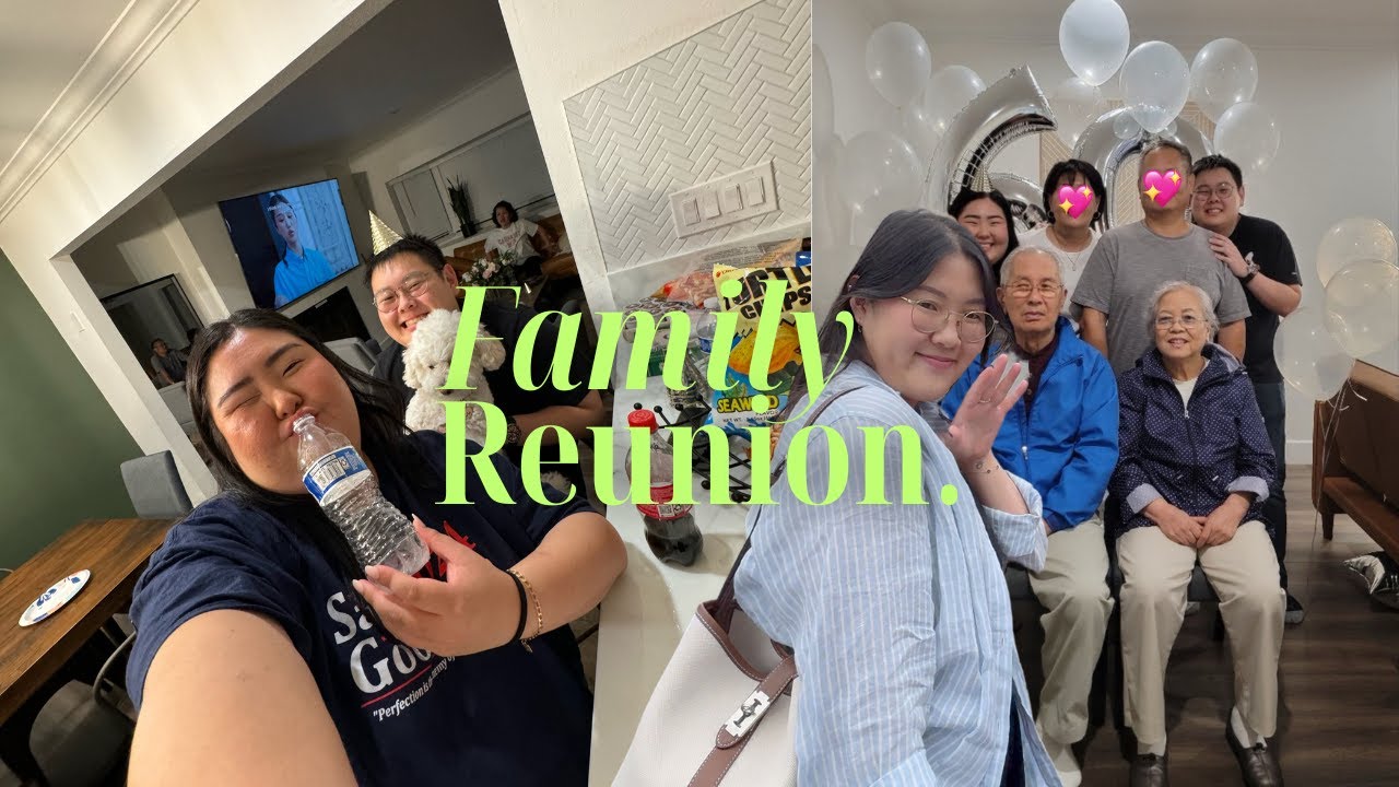 FIRST CHOI FAMILY REUNION *face reveals* & GUESS WHO'S HERE?! | Goodbye 20s