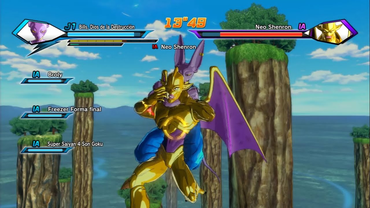 Beerus vs Nuova, Eis & Omega Shenron | Dragon Ball Xenoverse