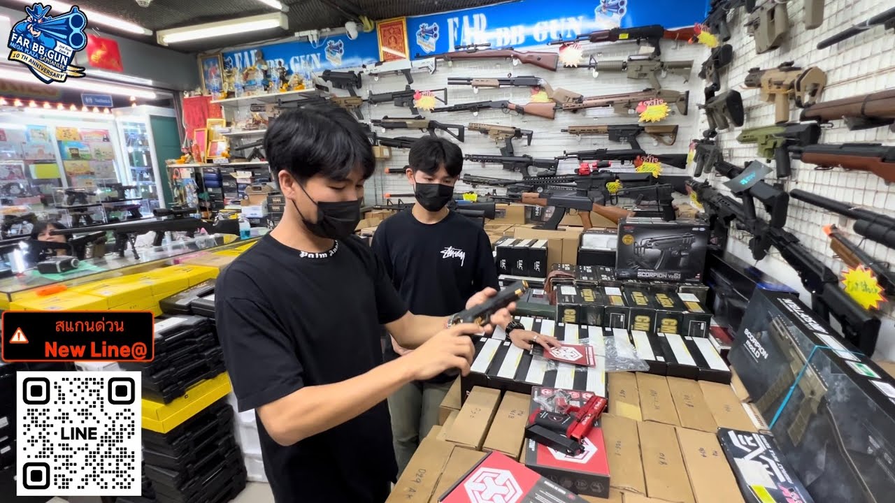 ของเข้าใหม่ราคาโปรโมชั่น@ร้านฟ้าบีบีกันFAR BB GUN ห้างเมก้าพลาซ่าสะพานเหล็ก ชั้น 2 ห้อง B248