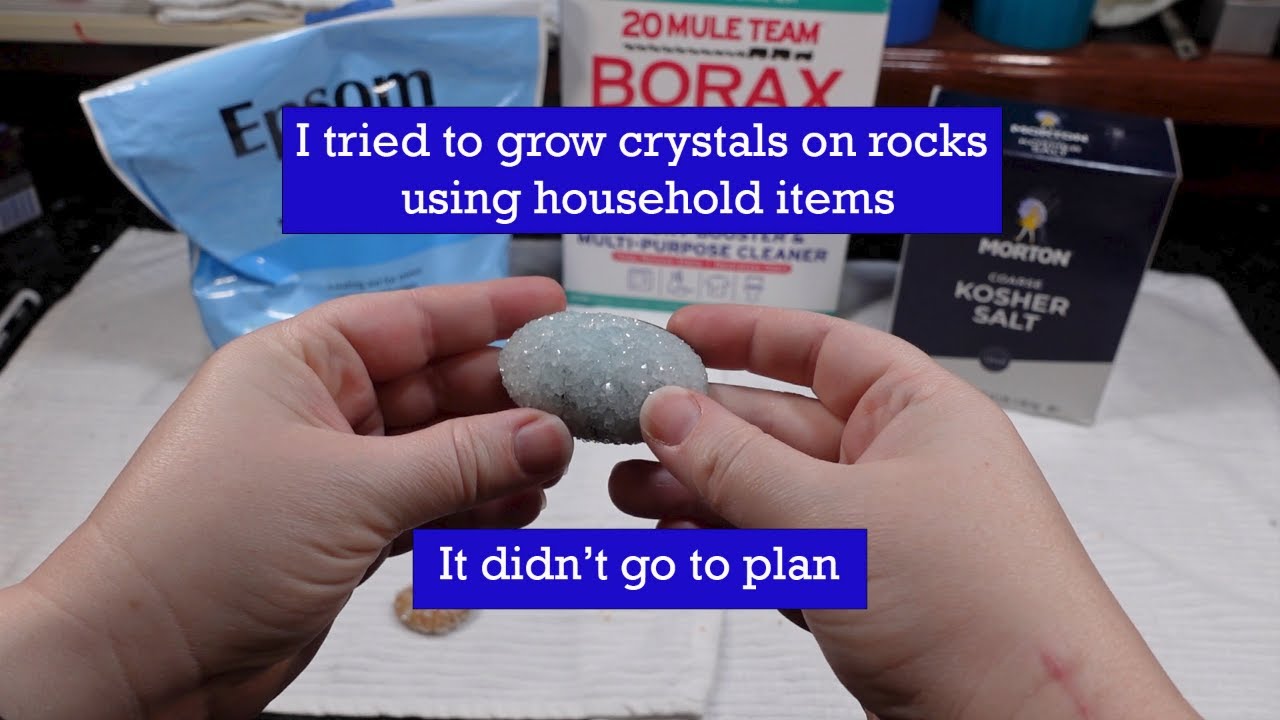 Growing Crystals on Rocks?!