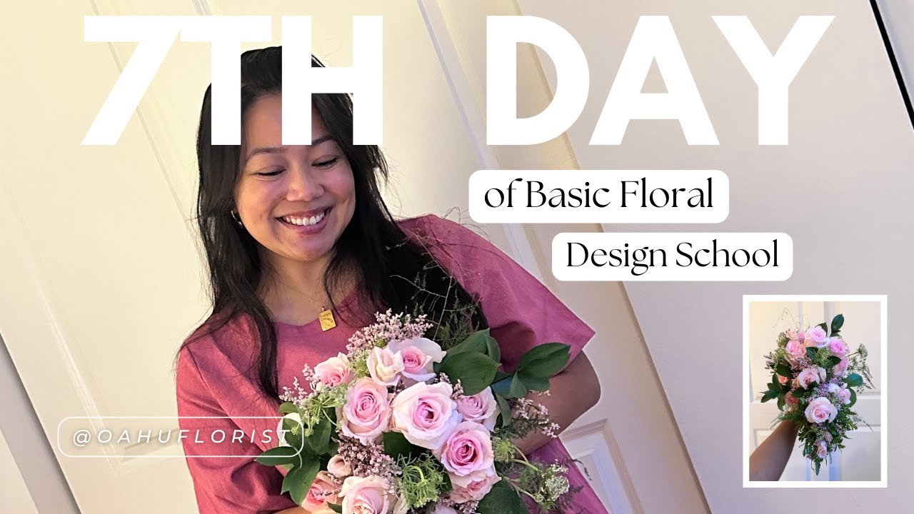 Wedding Bouquets Day - 7th Day of Basic Floral Design School