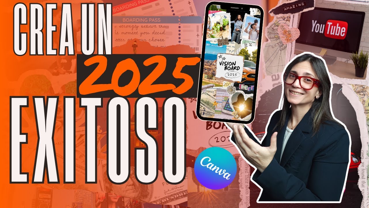 Como hacer tus METAS y hacer un VISION BOARD con CANVA  🚀