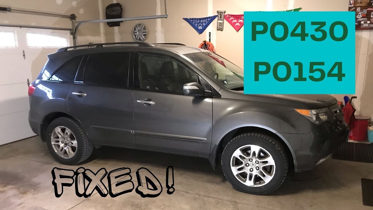 Устранение ошибок P0430 P0154 на Acura MDX 2007-2013 годов выпуска