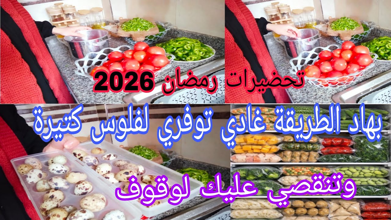 تحضيرات رمضان 2026/بهاد الطريقة غادي توفري لفلوس كتيرة 💰وتنقصي عليك لوقوف/تعلمي الاقتصاد 