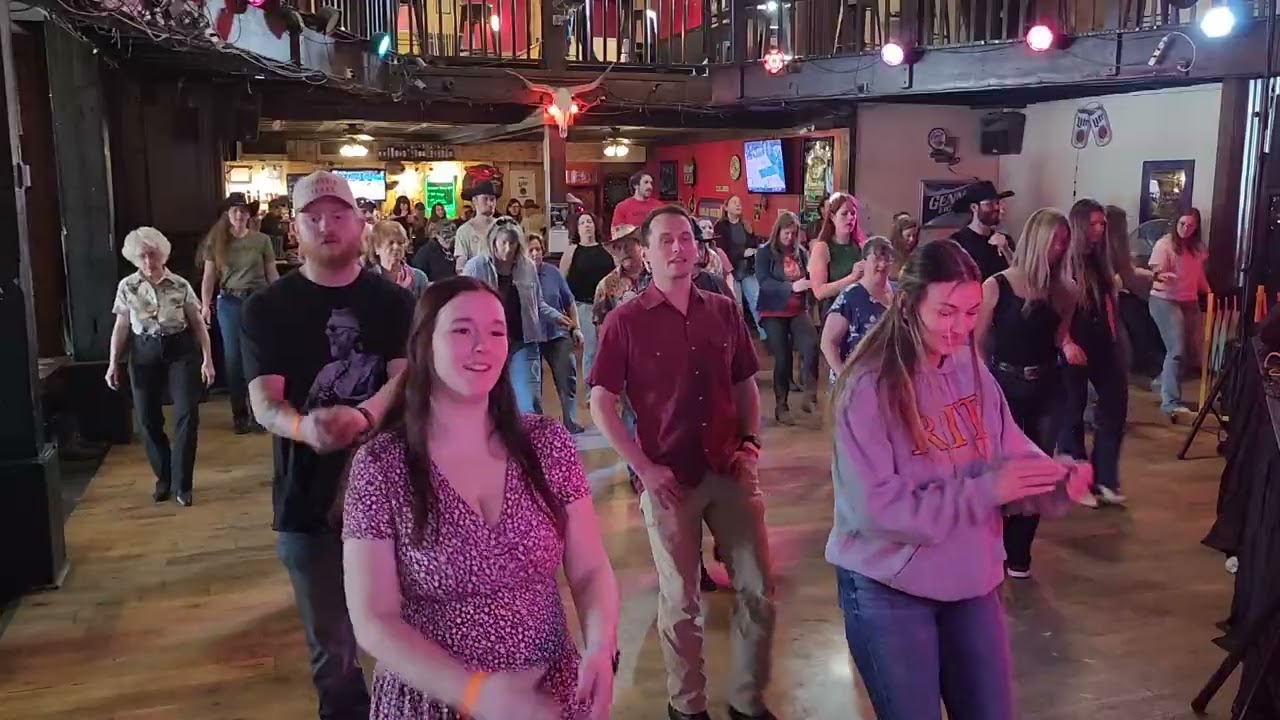 Shirts and skirts - line dance demo