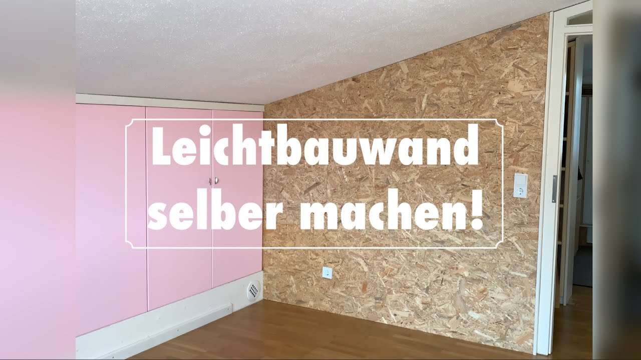 DIY: Wir bauen eine Trennwand  #SelberBauen #DIY #Heimwerken  #Wohnideen #BauenUndWohnen